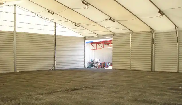 Interior carpa desmontable Interior carpa desmontable