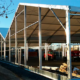Estructura desmontable. Carpas metálicas desmontables