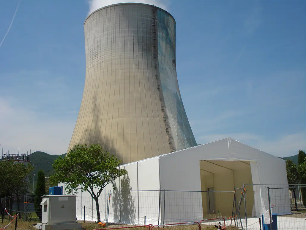 CNPE1 Estructura desmontable en central nuclear