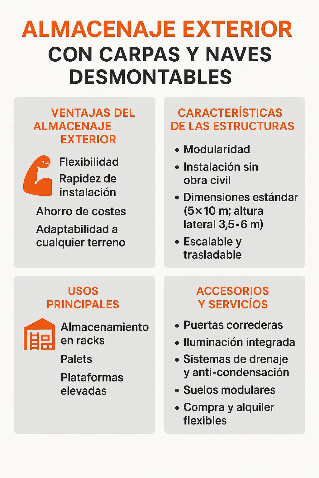 Almacenaje exterior