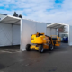 Carpas resistentes al agua y viento para industria
