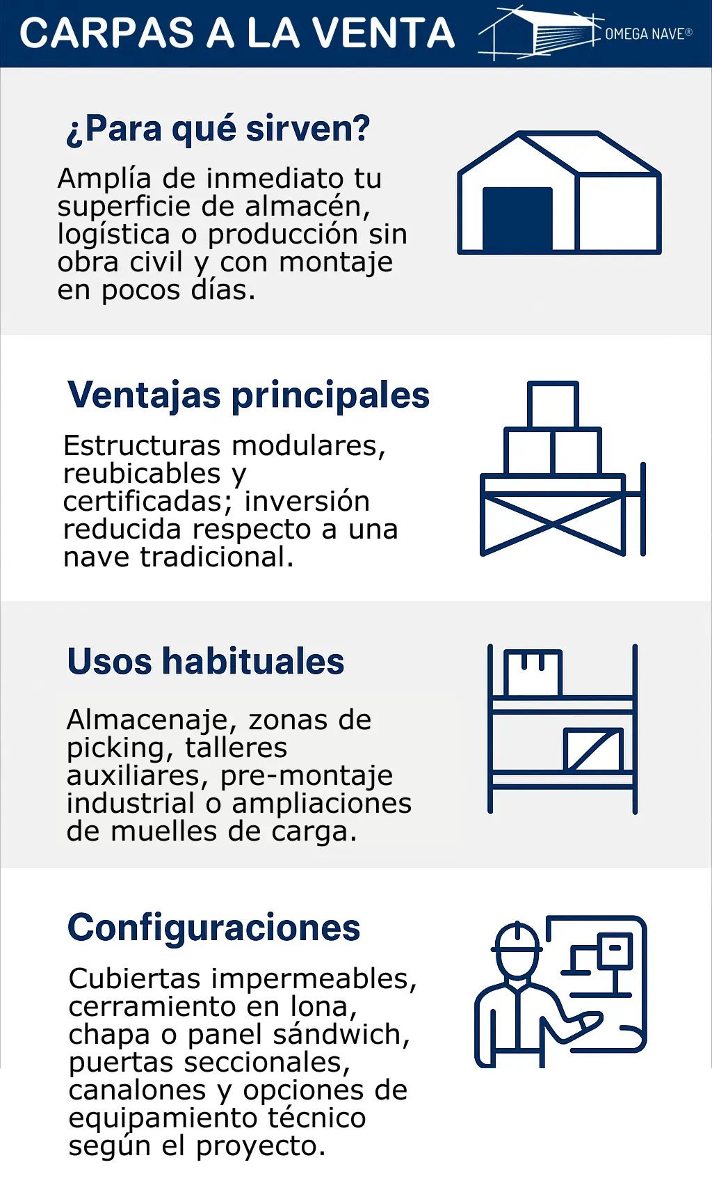 Carpas a la venta