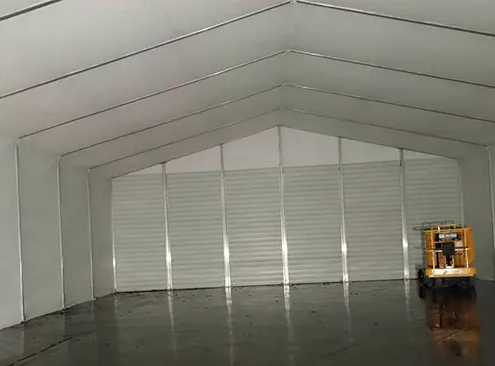 Pabellones industriales como carpa impermeable para uso profesional vista 3