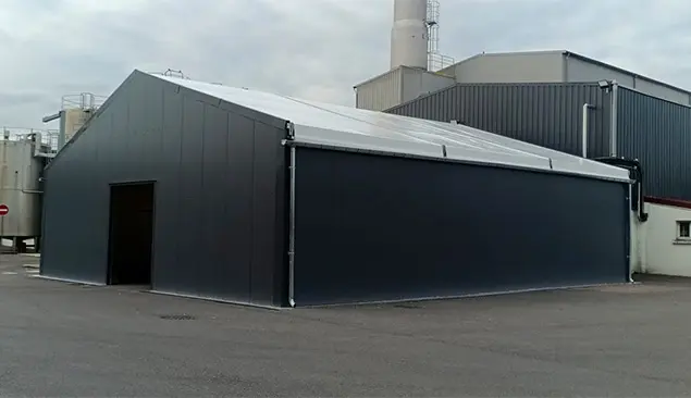 Hangar normativa para instalación de carpas